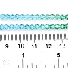 Gradient Color Baking Paint Glass Bead Strands X1-DGLA-A039-T6mm-A018-5