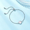 304 Stainless Steel Cable Chain Slider Bracelet Making BJEW-JB12959-01-1