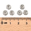 Brass Rhinestone Spacer Beads RB-A003-6MM-N-3