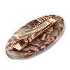 Oval with Word Love Resin Alligator Hair Clips LS-PHAR-D015-01B-2