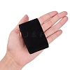 Flocking Cloth Jewelry Watch Displays BDIS-WH0004-02-3