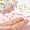 SHEGRACE Brass Beads XGR0118G-125G-4