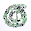 Natural Fluorite Beads Strands LS-G-O049-B-16-2