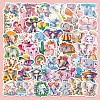 50Pcs Elephant PVC Adhesive Waterproof Stickers Self-Adhesive Stickers PW-WGBB78F-01-1