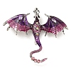 Dragon Enamel Pins JEWB-Q031-08AS-03-A-1