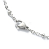 304 Stainless Steel Pendant Necklace for Girl Women NJEW-JN04280-02-5