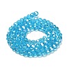 Transparent Glass Beads EGLA-A035-T6mm-B08-2