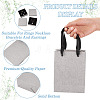 2Pcs Square Paper Jewelry Display Cases CON-TA0001-39F-02-5