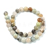Natural Flower Amazonite Beads Strands G-G692-01-10mm-5