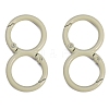 Spray Painted Alloy 8-shaped Keychain Clasps PW-WGE4E28-05-1