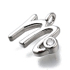 Brass Micro Pave Cubic Zirconia Pendants KK-B132-12P-M-2