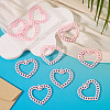 10Pcs Spray Painted Alloy Pendants FIND-TA0010-47B-5