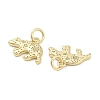 Brass Charms KK-H527-07B-G-2