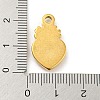 304 Stainless Steel Pendants STAS-C082-07G-3