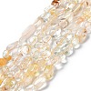 Natural Topaz Beads Strands G-I351-A10-1