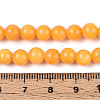 Dyed Natural Mashan Jade Round Beads Strands G-T139-6mm-67A-5