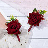1Pc Silk Brooch AJEW-DJ0001-02-4