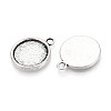 Tibetan Style Alloy Pendant Cabochon Settings PALLOY-N178-13AS-D-2