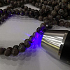 Natural Fluorescent Syenite Rock(Glow under UV Light) Beads Strands G-K340-A05-02-5