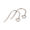 Tarnish Resistant 316 Surgical Stainless Steel Earring Hooks X-STAS-A056-11P-2