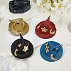 3pcs 3 Colors Halloween Imitation Leather Hair Accessories PHAR-CL0001-01-4