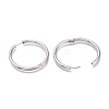 Tarnish Resistant 201 Stainless Steel Huggie Hoop Earrings EJEW-L256-05DT-P-3