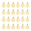 24Pcs 6 Styles 304 Stainless Steel Charms STAS-UN0048-91-1