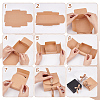 Square Kraft Paper Jewelry Gift Boxes CBOX-WH0003-35C-3