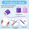 20M 2 Colors Hollow Pipe PVC Tubular Synthetic Rubber Cord RCOR-TA0001-23-3