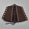 Adjustable PU Leather Cord Bracelets with Iron Buckles AJEW-WH0502-44A-2