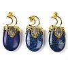 Dyed Natural Lapis Lazuli Pendants G-L524-17G-11-1