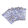 Rose Printed Organza Bags OP-R021-7x9-08-3