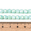 Anti-Tarnish Electroplate Glass Beads Strands EGLA-T021-6mm-15-11-4