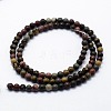 Natural Dendritic Jasper Beads Strands G-I199-20-4mm-2