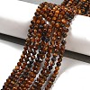 Natural Tiger Eye Bead Strands G-R344-3mm-44-2