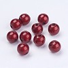 Spray Painted Acrylic Beads X-PB9284-7-1