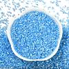 Imitation Cat Eyes Glass Seed Beads X-SEED-H003-03W-3