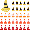 48Pcs 4 Colors ABS Display Roadblock Decorations AJEW-SP0004-70-1