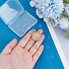 24Pcs 3 Styles 925 Sterling Silver Split Rings STER-AR0001-13-3