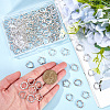 120Pcs 3 Styles Tibetan Style Alloy Bead Frames TIBE-SP0001-13-3