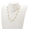 Brass Curb Chain Pendant Necklace & Charm Bracelets & Anklets Jewelry Sets SJEW-JS01182-5