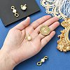2Pcs Brass Pendants KK-CJ0002-72-4