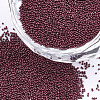 Plated Glass Seed Beads SEED-S019-01A-01-1