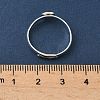 Adjustable Brass Pad Ring Settings KK-K414-10D-S-3