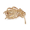 Alloy Rhinestone Brooch for Clothes Backpack JEWB-Q030-56G-2
