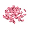2-Hole Baking Paint Glass Seed Beads SEED-S023-17A-13-1