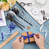 7 Roll 7 Colors Congrats Theme Polyester Printed Grosgrain Ribbon OCOR-PH0004-39-3