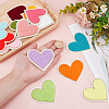 15Pcs 15 Colors Towel Embroidery Style Cotton Iron on/Sew on Patches DIY-HY0002-32-3