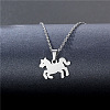 Stainless Steel Pendants Necklaces PW-WG456C5-01-1