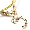 Polyester Cord Braided Necklace Makings X-MAK-L043-03G-10-3